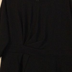 Eloquii Tops - Eloquii sz 18 black 3/4 sleeve gathered front top Eloquii Tops - Eloquii sz 18 black 3/4 sleeve gathered front top